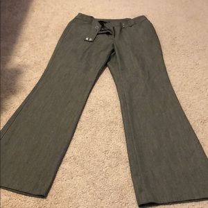 Heathered grey slacks